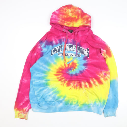 Isaac's Designs Sports Women's Multicoloured Tie-Dye Pullover Hoodie XL