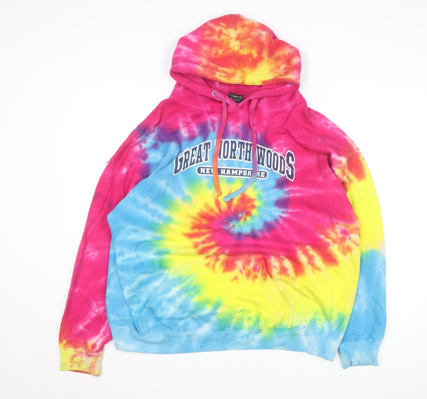Isaac's Designs Sports Women's Multicoloured Tie-Dye Pullover Hoodie XL