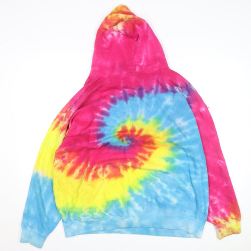 Isaac's Designs Sports Women's Multicoloured Tie-Dye Pullover Hoodie XL