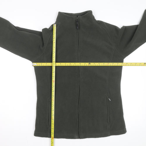 nx Women's Green Fleece Full Zip Jacket UK 14 Regular Fit