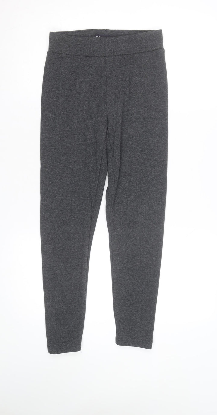 Marks and Spencer Women's Grey Jersey Leggings Size 8