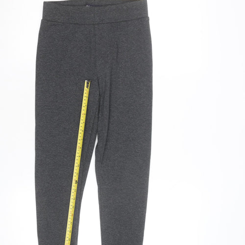 Marks and Spencer Women's Grey Jersey Leggings Size 8