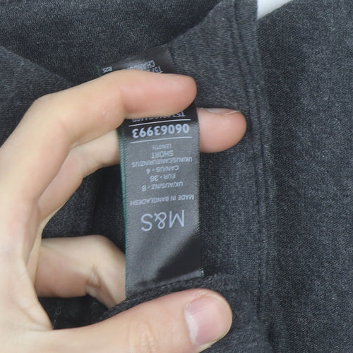 Marks and Spencer Women's Grey Jersey Leggings Size 8