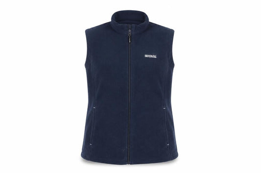 Regatta Women's Blue Fleece Sleeveless Basic Jacket Size 8