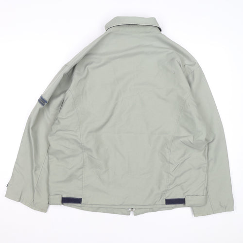 Duck and Cover Men's Grey Cotton Full Zip Casual Jacket M