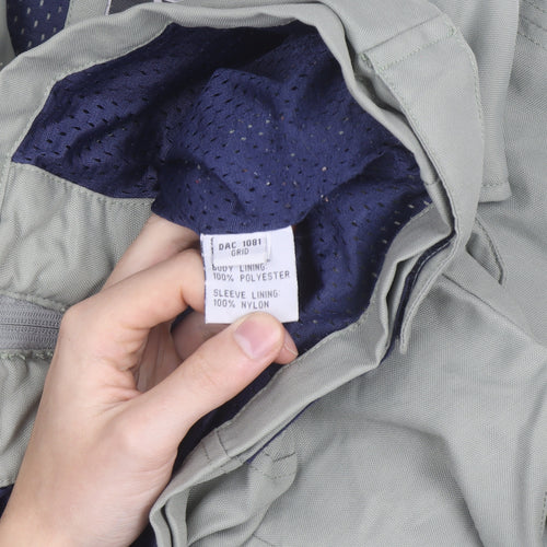 Duck and Cover Men's Grey Cotton Full Zip Casual Jacket M