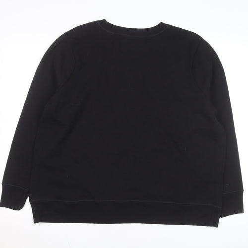 Just My Size Unisex Black Christmas ELFIE Pullover Sweatshirt 2XL