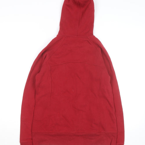 Tek Gear Men's Red Full Zip Fleece Hoodie Size M