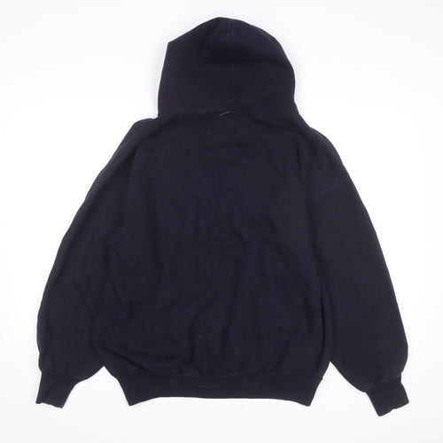 Jon Lauren Apparel Men's Navy Surf Beach Graphic Pullover Hoodie XL