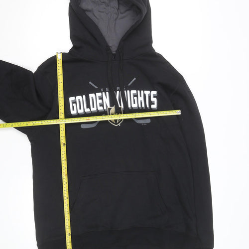 NHL Mens Black XL Pullover Hoodie Golden Knights Graphic Fleece