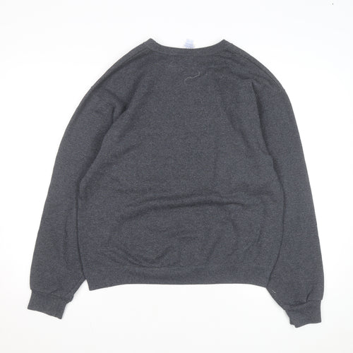 Jerzees Women’s Grey Oakland College Pullover Sweatshirt M