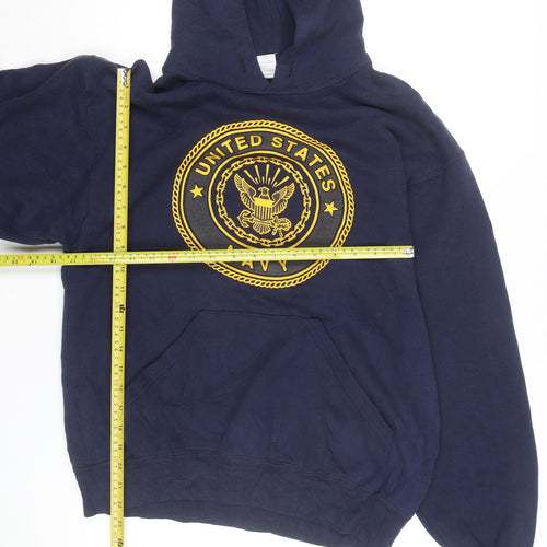 Soffe Men’s Blue United States Navy Pullover Hoodie Size M