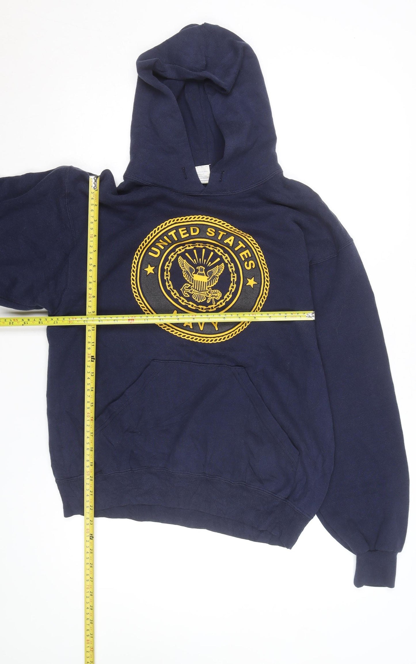 Soffe Men’s Blue United States Navy Pullover Hoodie Size M