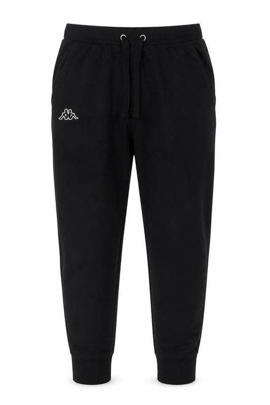 Kappa Men's Black Jogger Trousers Medium Fleece Activewear