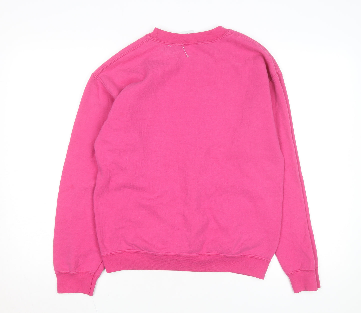 Gildan Women’s Pink Boston Crew Neck Pullover Sweatshirt Size S