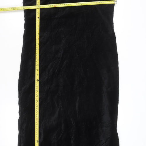Disney Store Women’s Black Velvet Sheath Dress M Mickey Minnie