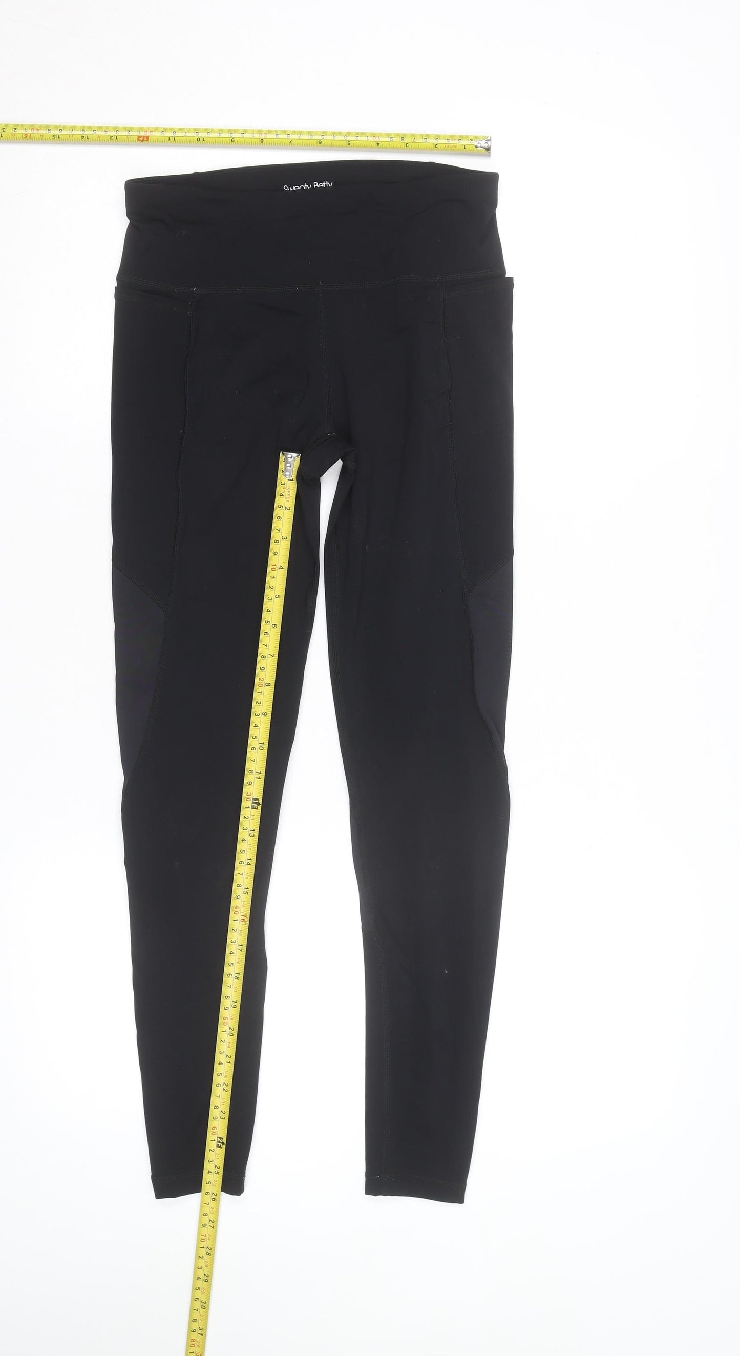 Sweaty Betty Black Power Full Length Leggings S Unisex Activewear