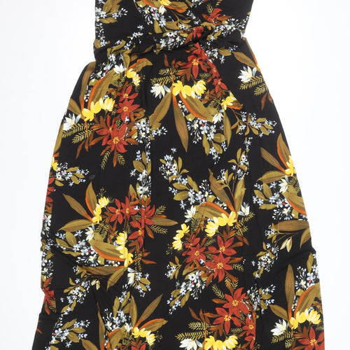 Marks and Spencer Per Una Women’s Multicoloured Floral Wrap Dress Size 18 Long