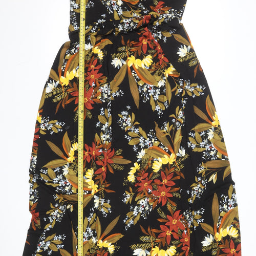 Marks and Spencer Per Una Women’s Multicoloured Floral Wrap Dress Size 18 Long