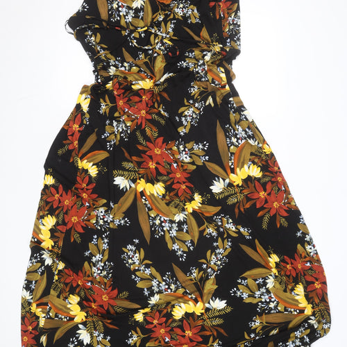 Marks and Spencer Per Una Women’s Multicoloured Floral Wrap Dress Size 18 Long