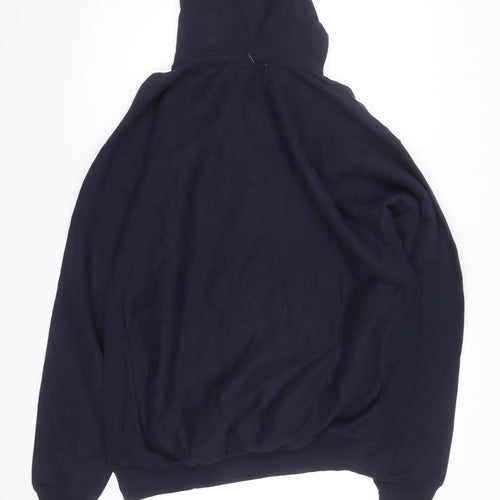 Steve and Barry's Men's Blue Illinois Pullover Hoodie L