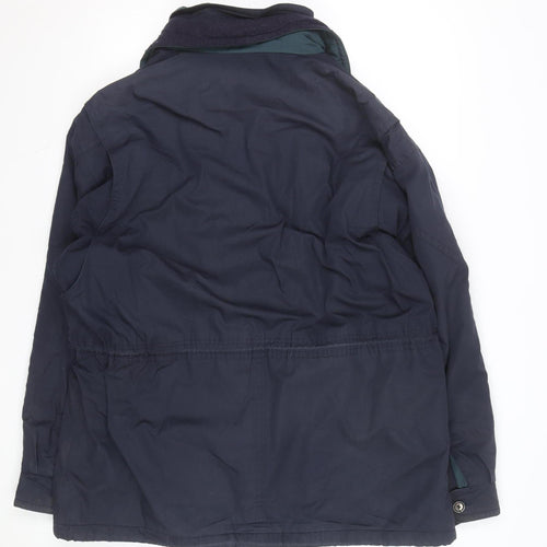 100% Jackets Men's Blue 44 Regular Field Jacket Outdoor Casual Coat