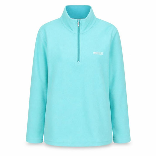 Regatta Women Blue Fleece Half Zip Lightweight Active Jacket Size 10