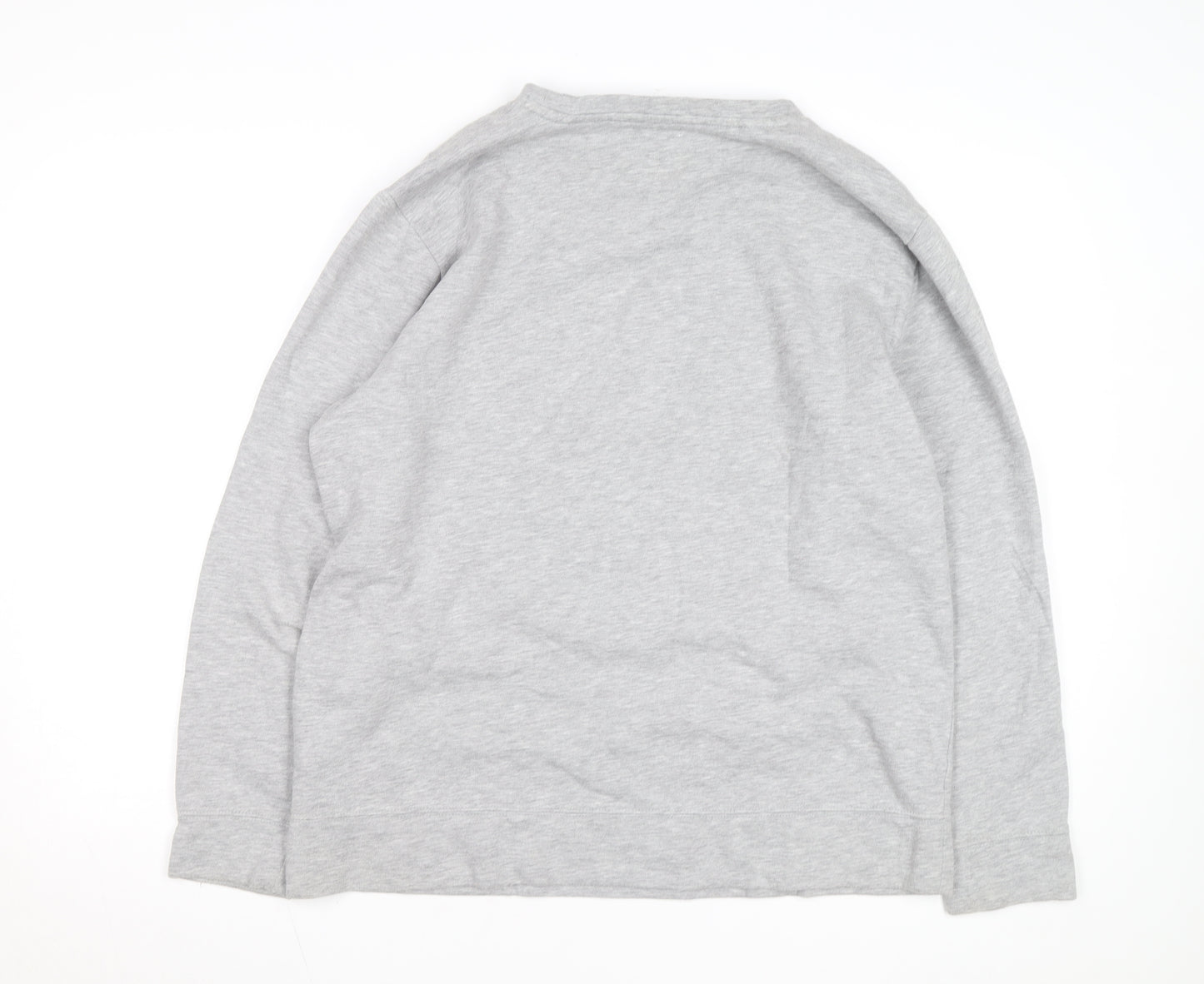 Calvin Klein Jeans Men's Grey Logo Pullover Sweatshirt Size L