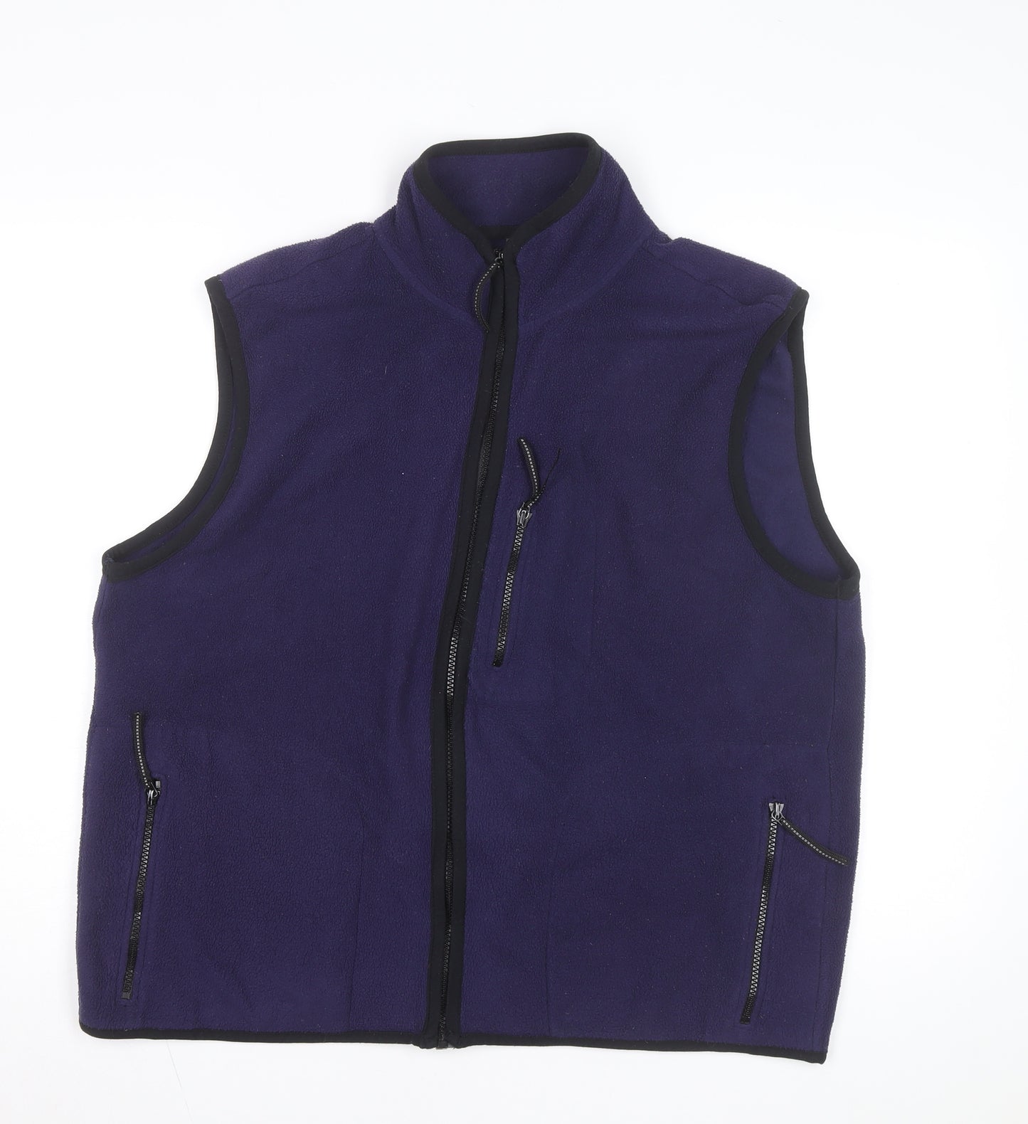 ProSpirit Men's Purple Fleece Bodywarmer Waistcoat Size L