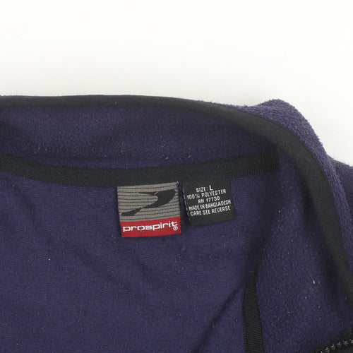 ProSpirit Men's Purple Fleece Bodywarmer Waistcoat Size L