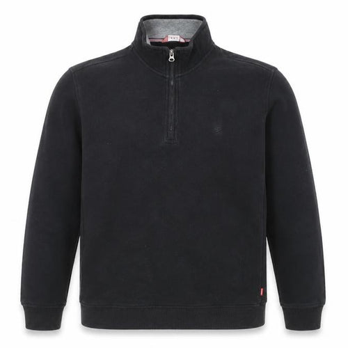 Izod Men's Black Medium 1/2 Zip Fleece Activewear Jacket