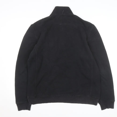 Izod Men's Black Medium 1/2 Zip Fleece Activewear Jacket