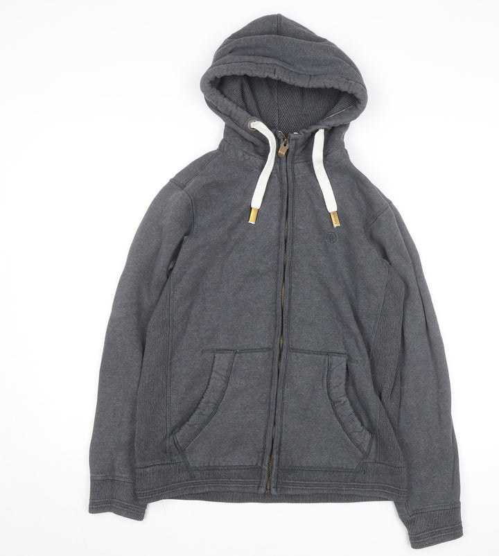 Fat Face Mens Grey Small Full Zip Hoodie Jacket