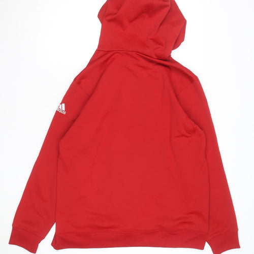 Adidas Mens Red XL Pullover Hoodie St Benedict Soccer ClimaWarm