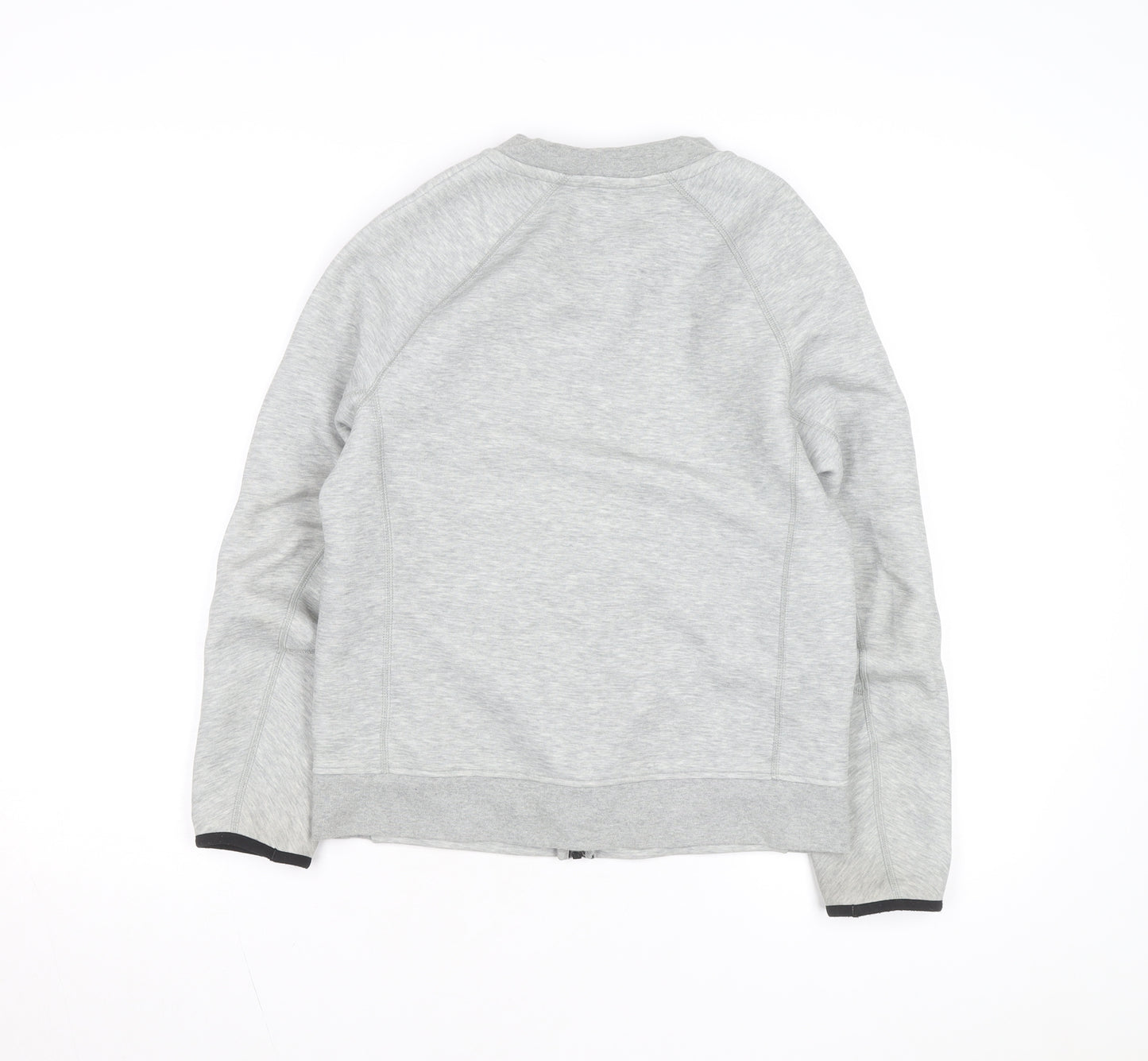 Nike Boys Grey Full Zip Sweatshirt Size L 147-158cm Classic Athletic Style
