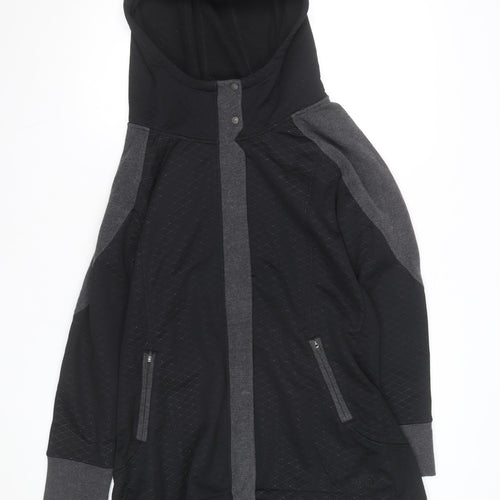 The North Face Women's Black Hooded Fleece Jacket Size L