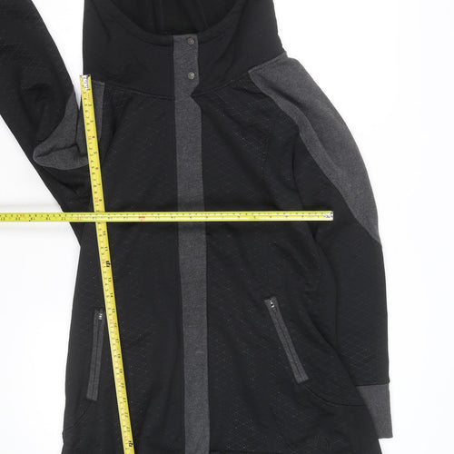 The North Face Women's Black Hooded Fleece Jacket Size L