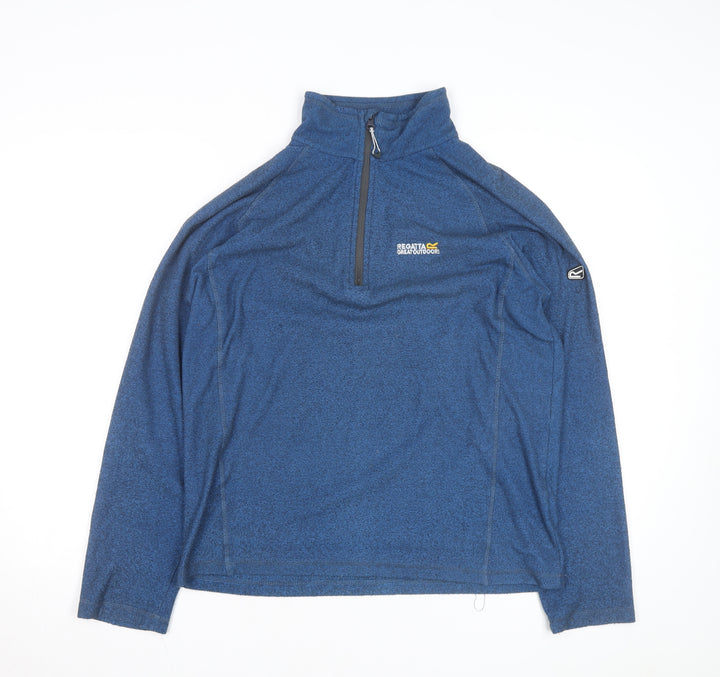 Regatta Men's Blue M 1/2 Zip Fleece Outdoor Activewear Jacket