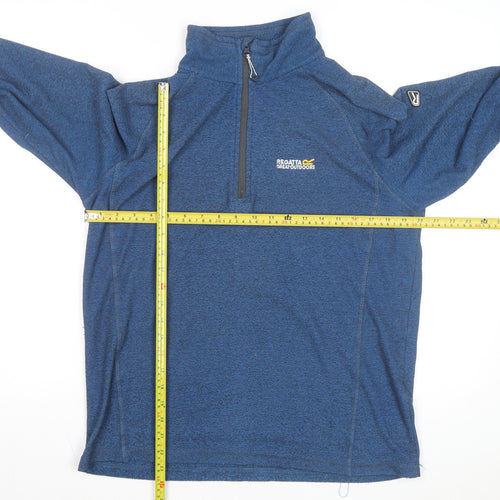Regatta Men's Blue M 1/2 Zip Fleece Outdoor Activewear Jacket