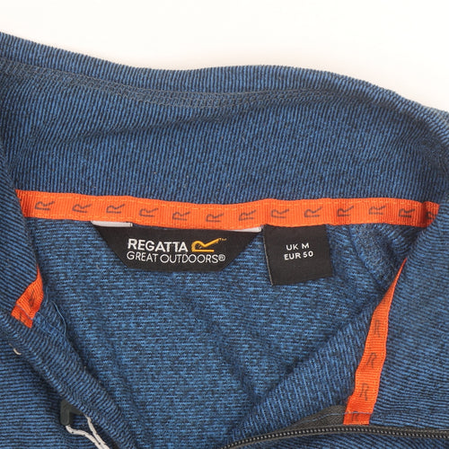 Regatta Men's Blue M 1/2 Zip Fleece Outdoor Activewear Jacket