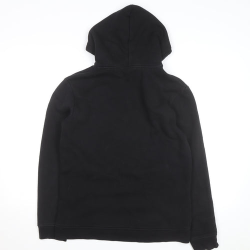 ONLY & SONS Men’s Black Pullover Hoodie Small Graphic Print Fleece