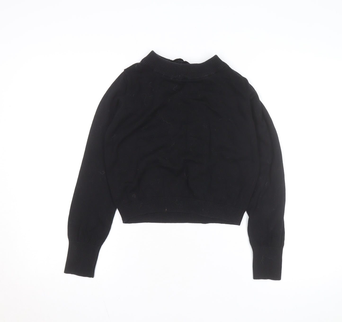 Collectif Vintage Women’s Black Bow Back Knit Jumper Medium
