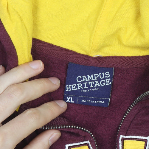 Campus Heritage Men’s Brown XL Full Zip Hoodie Sun Devils Sportswear