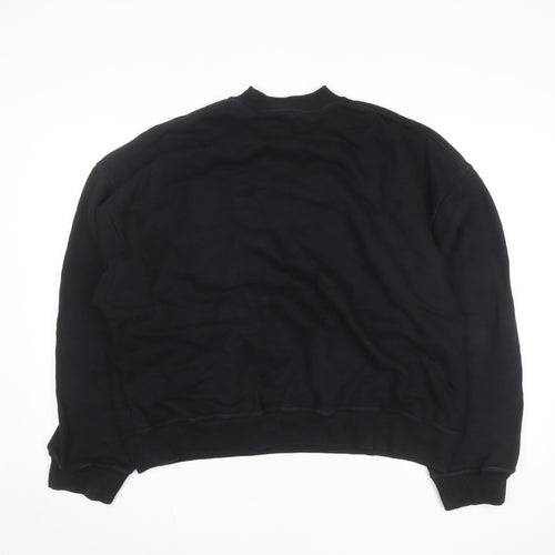 Destructive Mens Black Crew Neck Pullover Sweatshirt Size L