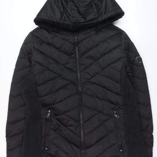 Nautica Women's Black Water Resistant Puffer Jacket Size 18