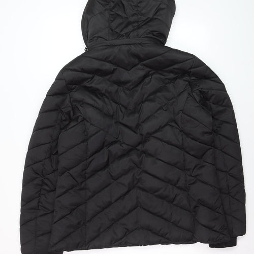 Nautica Women's Black Water Resistant Puffer Jacket Size 18