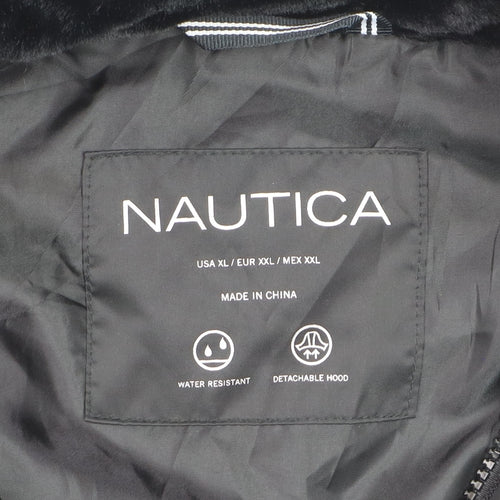 Nautica Women's Black Water Resistant Puffer Jacket Size 18
