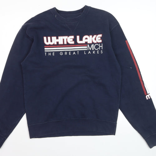 Gear For Sports Men's Blue Crew Neck Pullover Sweatshirt S