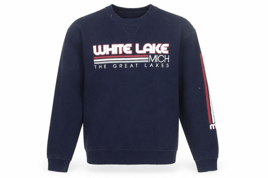 Front view of Gear For Sports Men's Blue Crew Neck Pullover Sweatshirt S