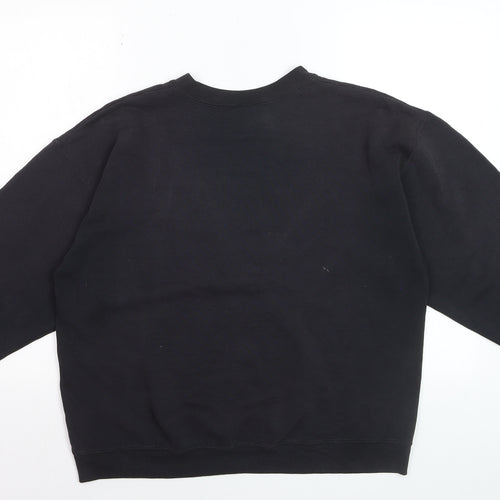 Marathon Apparel Mens Black Duck Graphic Pullover Sweatshirt M